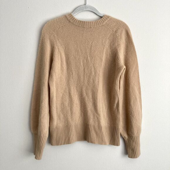The Limited Womens Beige 100% Cashmere Sweater Size Small Classic Crewneck - Picture 5 of 8